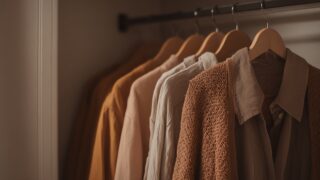 服にメイクに。旬のブラウンで秋はじめ。